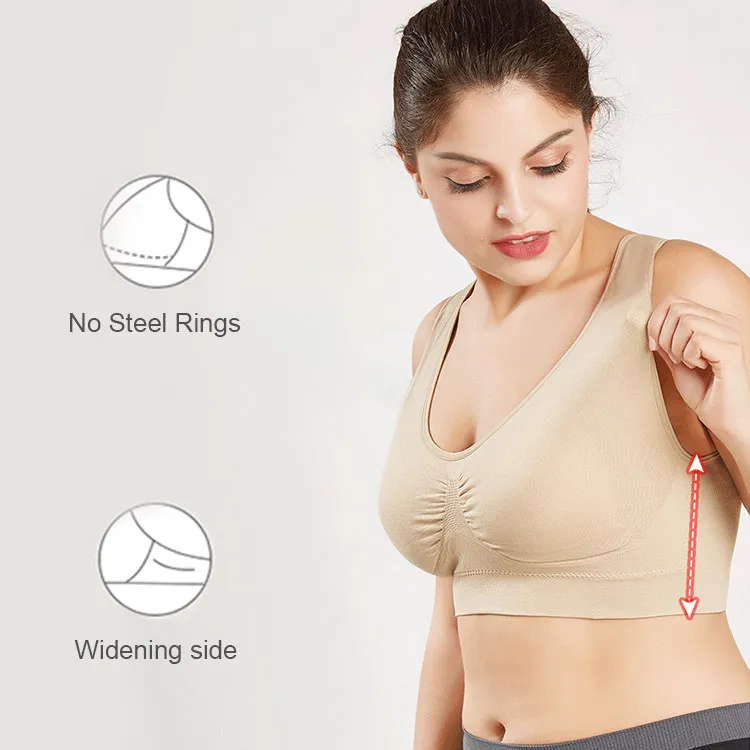 Big Bust Boobs Breasted Xl Plus Size Bra Big Cup Bust Boob Breasted Comfortable Bra - Image 3