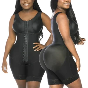 Hot Sale Fajas Colombianas High Waist Tight Trainer Tummy Control Shapewear Plunge Full Body Women Butt Lift Shapers