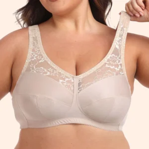 Plus Size Bra Ultra Thin Wire-...