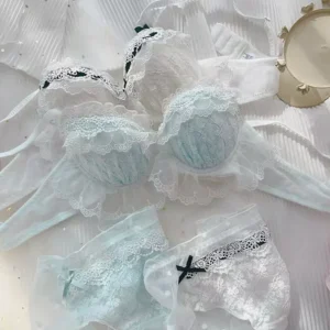 Lace Underwear Set Women's Small Breasts Gather Sexy Pure Desire Sweet Bra Cute Bra