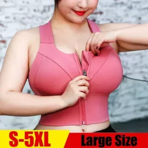Cloud Hide Big Breast Sports Bra High Support S-5XL Underwear for Ladies Women Fitness Yoga Tank Top Plus Size Running Shirt